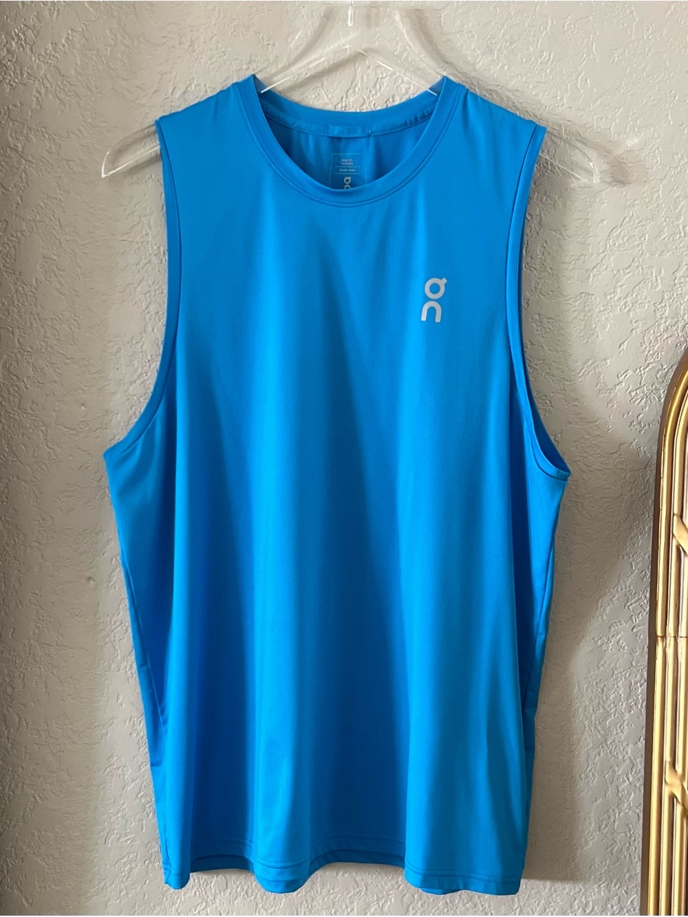 On Running Men's Core Tank Top Malibu Blue Size Large